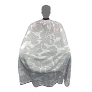 Lorreto Premium Barber Cape White Camo Design LC-CAMW