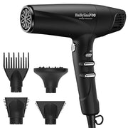 BaBylissPRO Nano Titanium High-Speed Dual Ionic Hairdryer (Black)