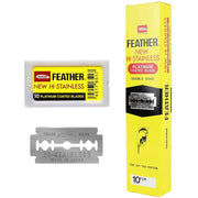 200 Feather Double Edge Razor Blade Platinum Coated