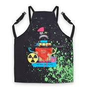 StyleCraft Water-Repellent Barber/Salon Apron - Radioactive Black