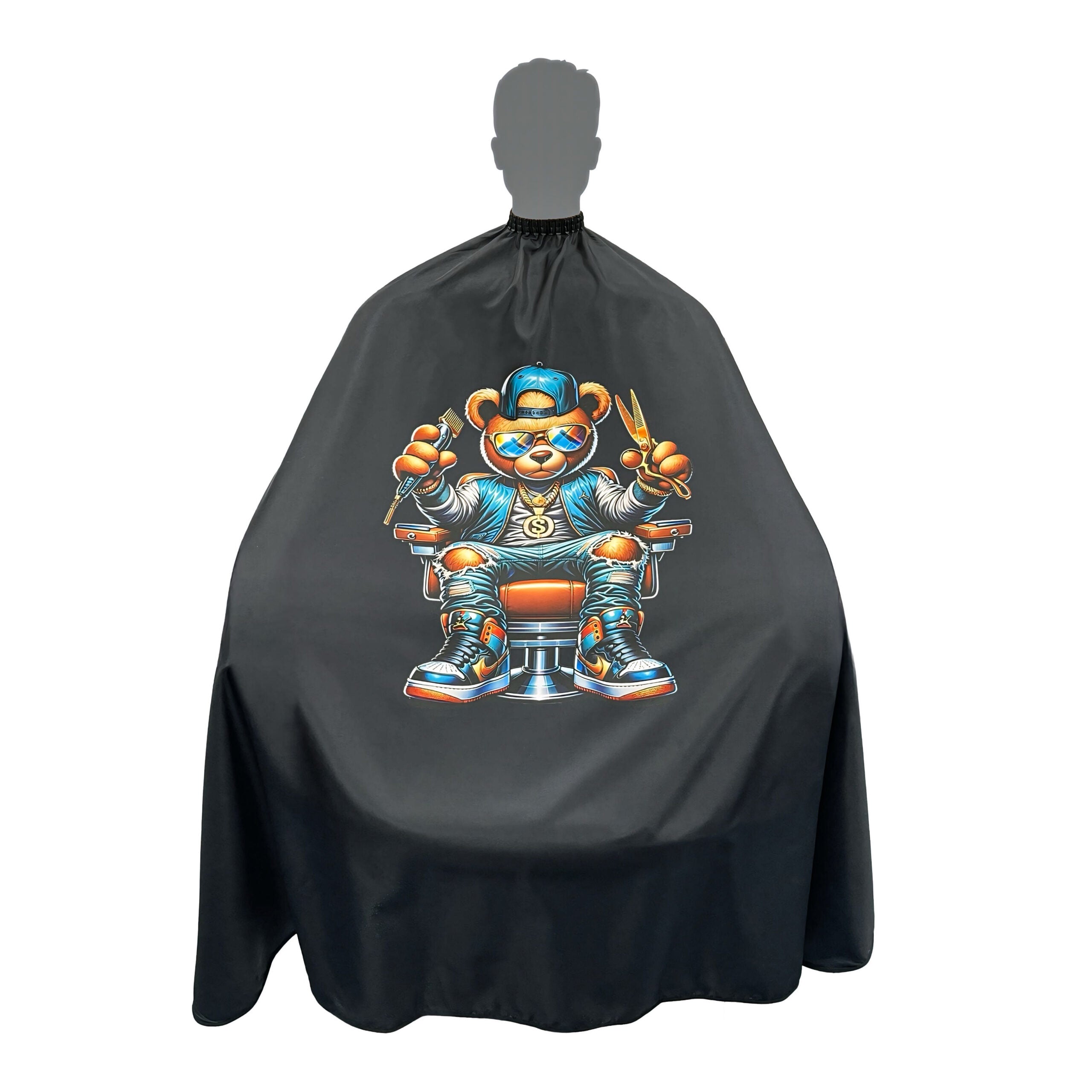 Lorreto Premium Barber Cape Teddy Bear Model LCT-#2 size 165 x 145