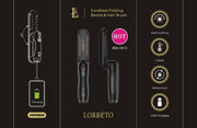 Lorreto Cordless Folding Beard & Hair Brush