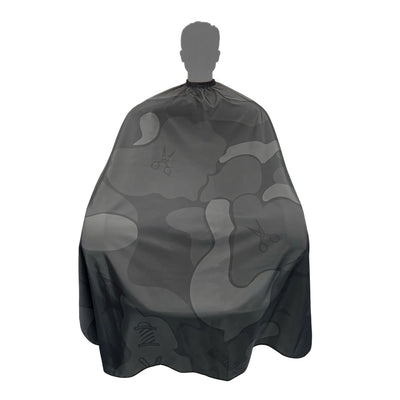Lorreto Premium Barber Cape Dark Camo LC-CAMB