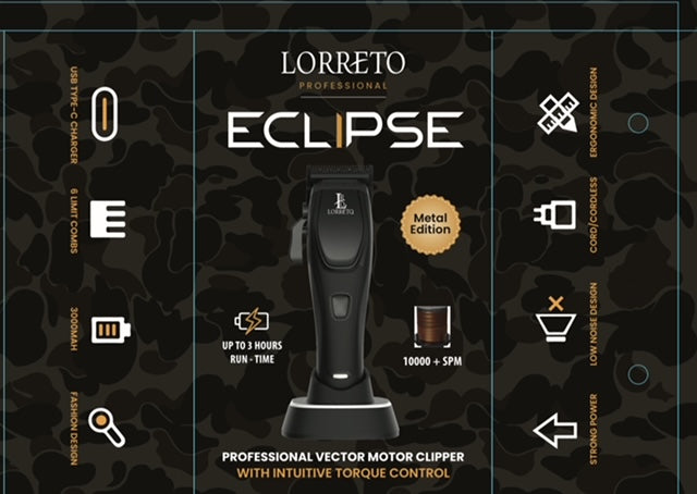 LORRETO ECLIPSE PROFESSIONAL CLIPPER-METAL EDITION