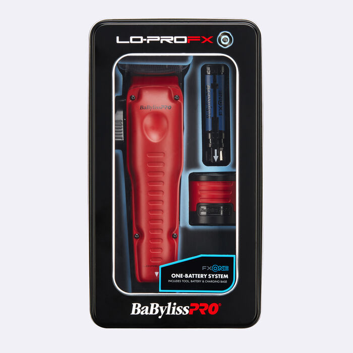 BaBylissPRO FXONE Lo-Pro Limited Edition Matte Red Clipper (FX829MR)