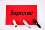 Red &amp; Black Barber Magnetic Mat