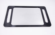 Lorreto large Hand Mirror with Double Handle (Black)