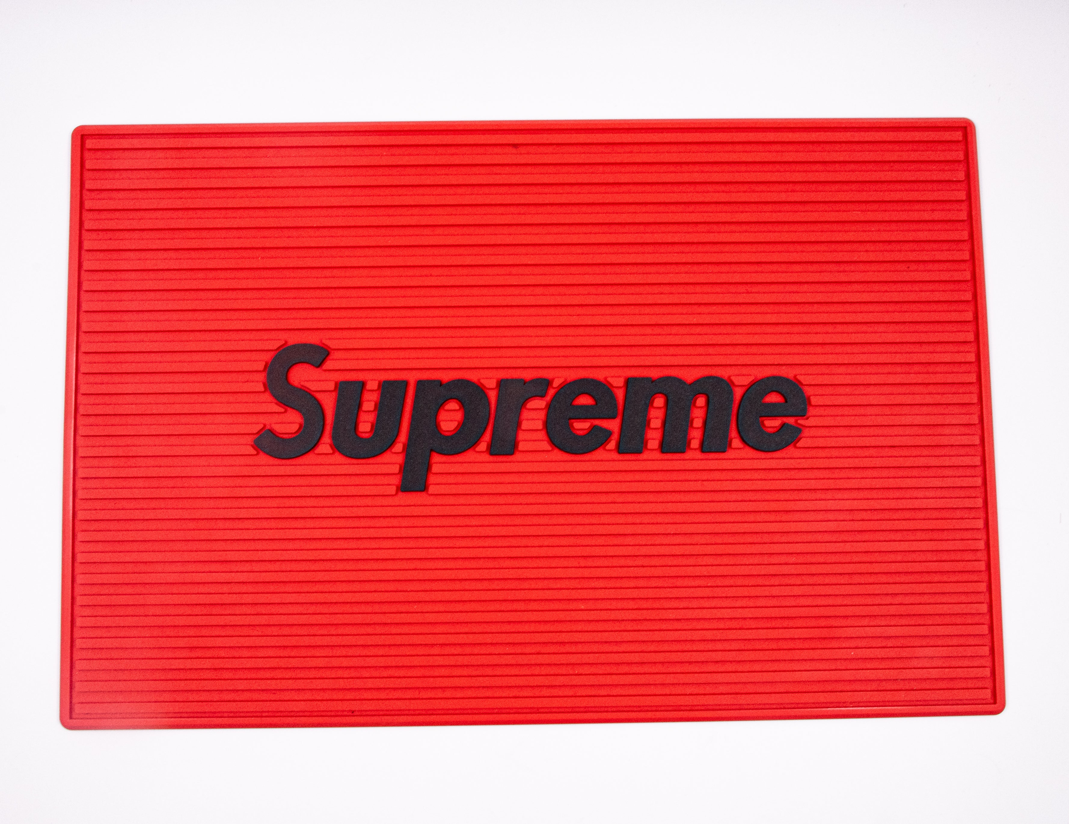 Red &amp; Black Anti-Slip Hair Tools Mat