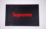 Black & Red Anti-Slip Hair Tools Mat