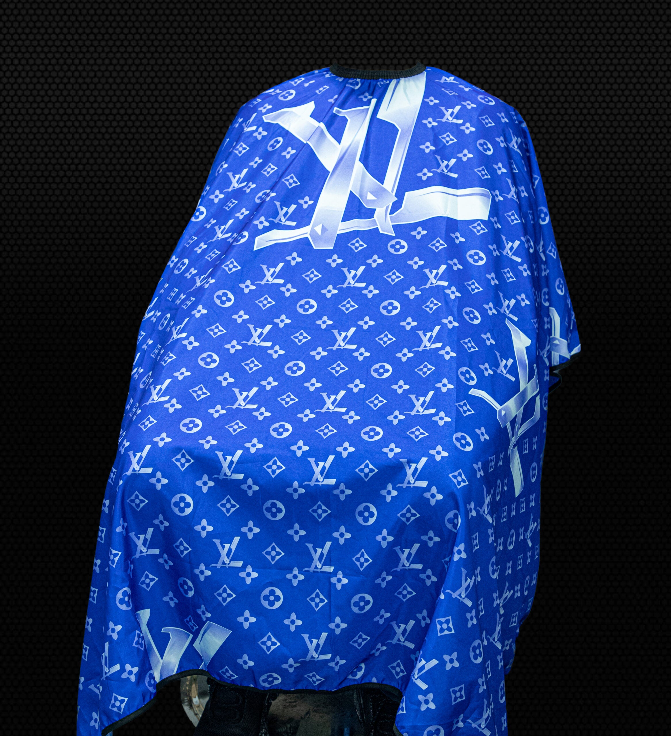 WG Blue & White Premium Barber Cape