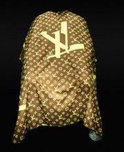WG Brown & Gold Premium Barber Cape
