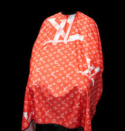 WG Red & White Premium Barber Cape