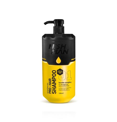 Nishman Pro Salt&Paraben Free with Keratin Complex Shampoo 1250 ML