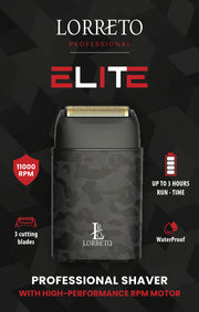 LORRETO ELITE Professional Shaver with High-Performance RPM Motor Model-LP313C (CAMO)