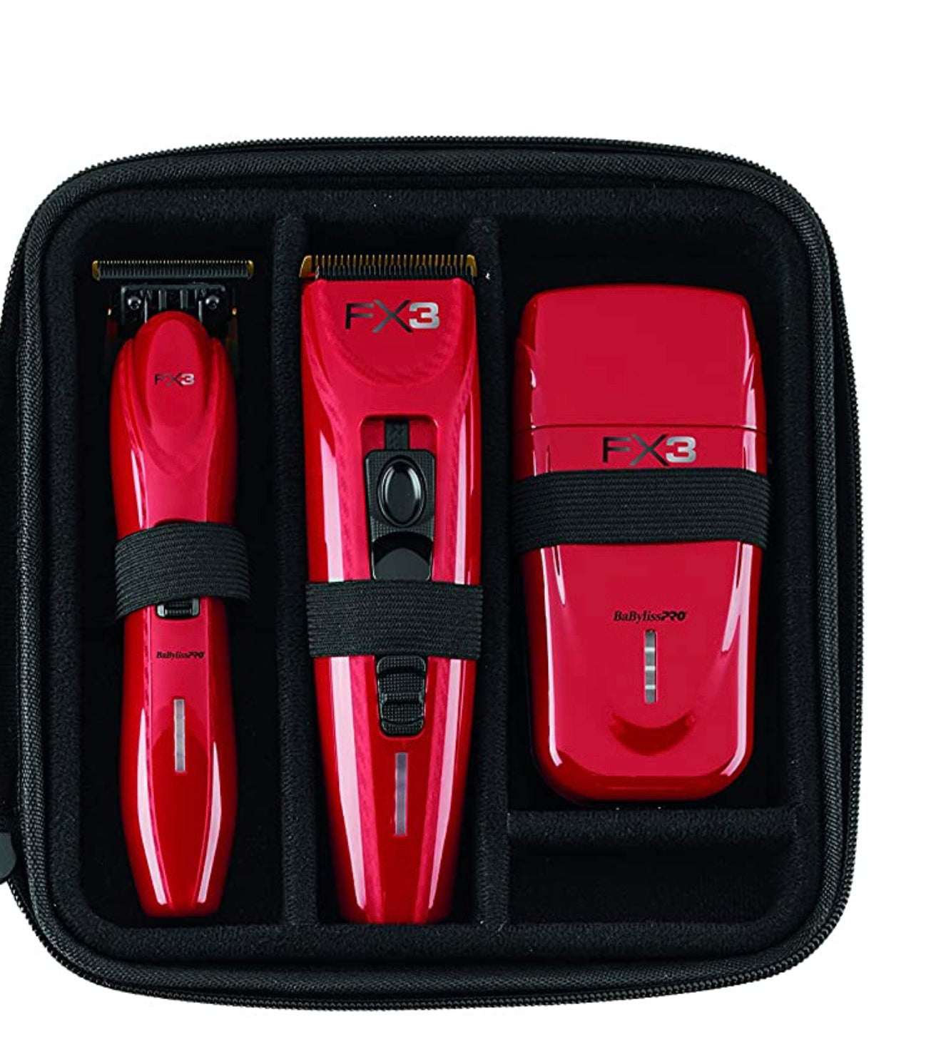 Babylisspro Red FX3 Collection Clipper, Trimmer, Shaver – comes with a case