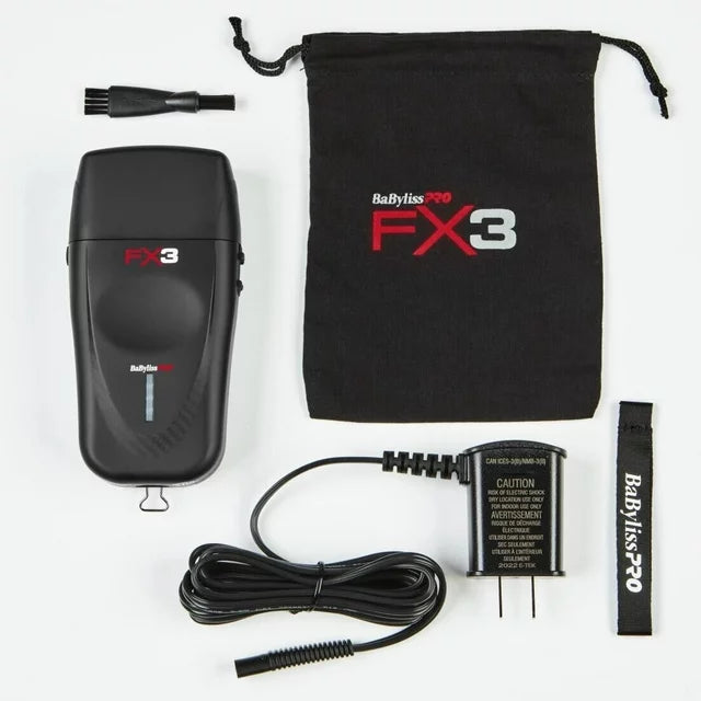 BaBylissPRO FX3 Matte Black Professional High Speed Foil Shaver