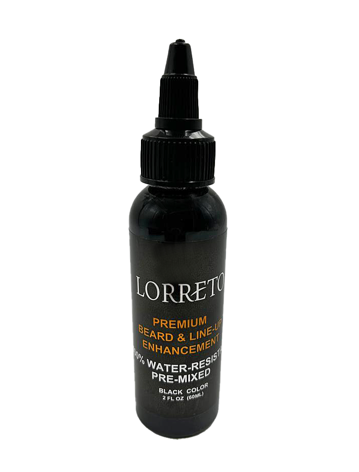Lorreto Premium Beard & Line-Up Enhancement Black (60ml)