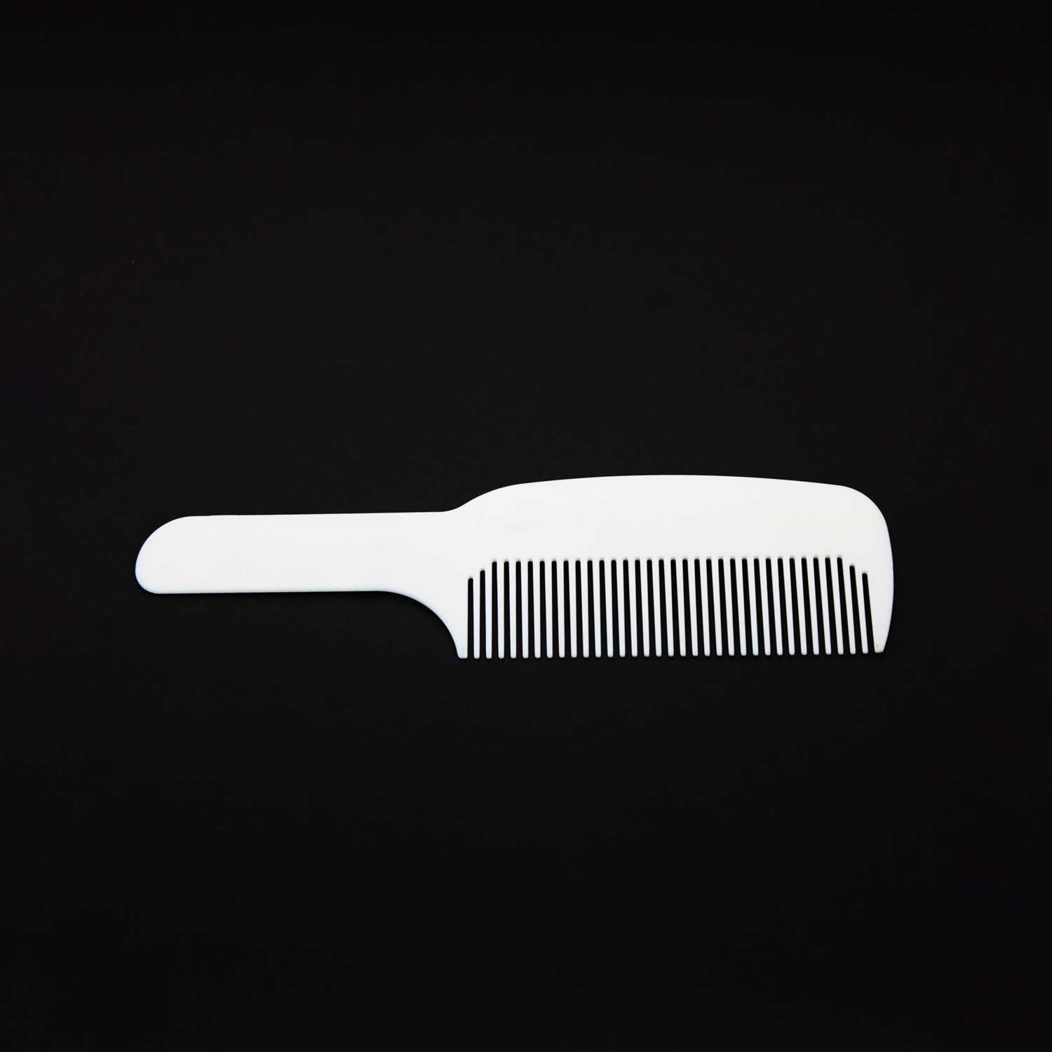 Lorreto Flat Top Comb(White)