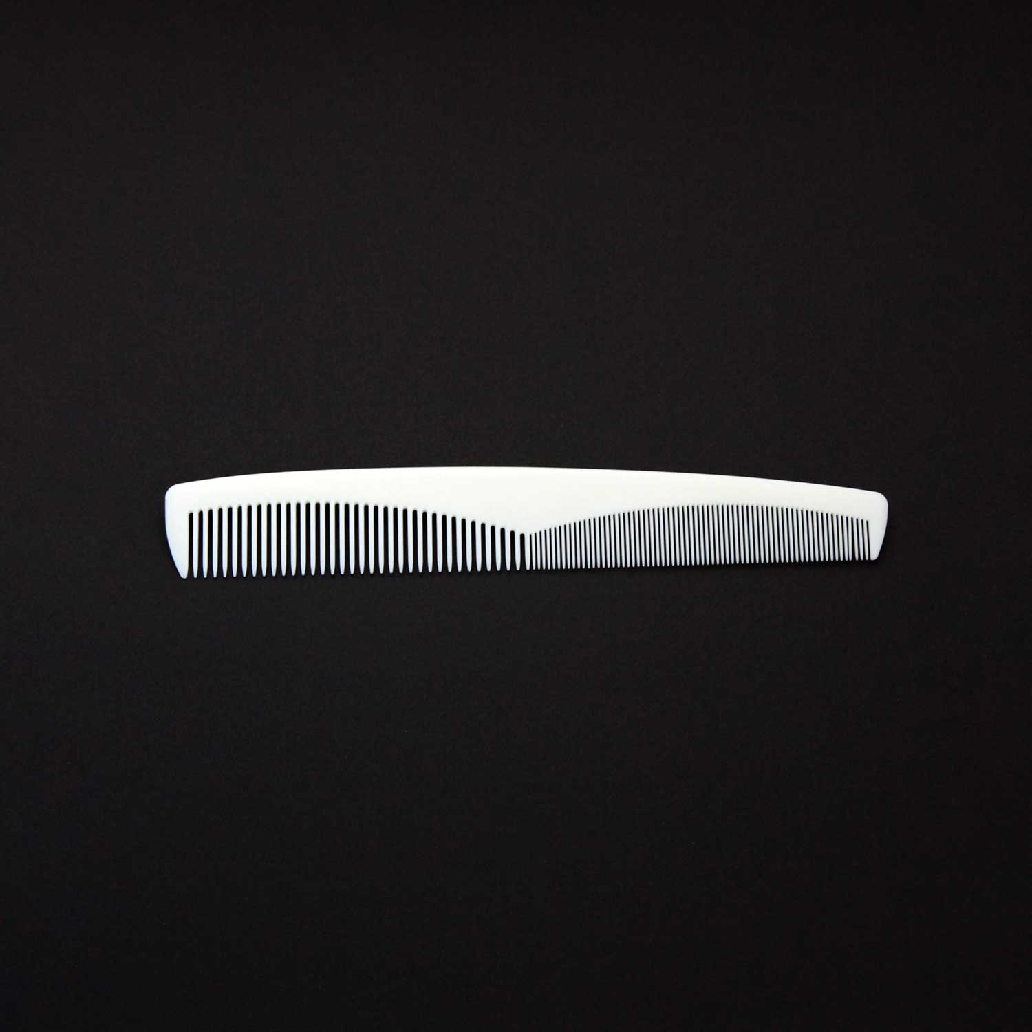 Lorreto Fine Tooth Comb (White)