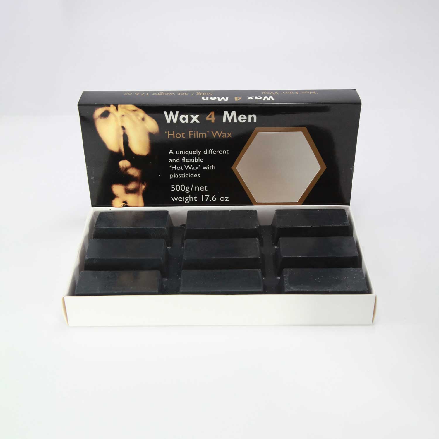 4 men Brazilian Hard Wax Block 500g
