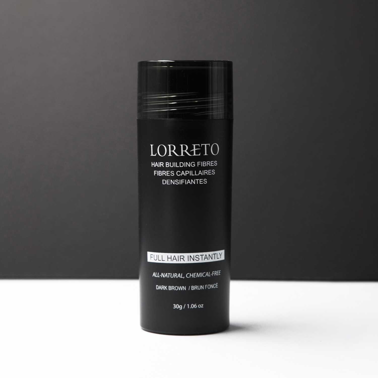 Lorreto 30g  Professional Hair Building Fibers(Dark Brown)