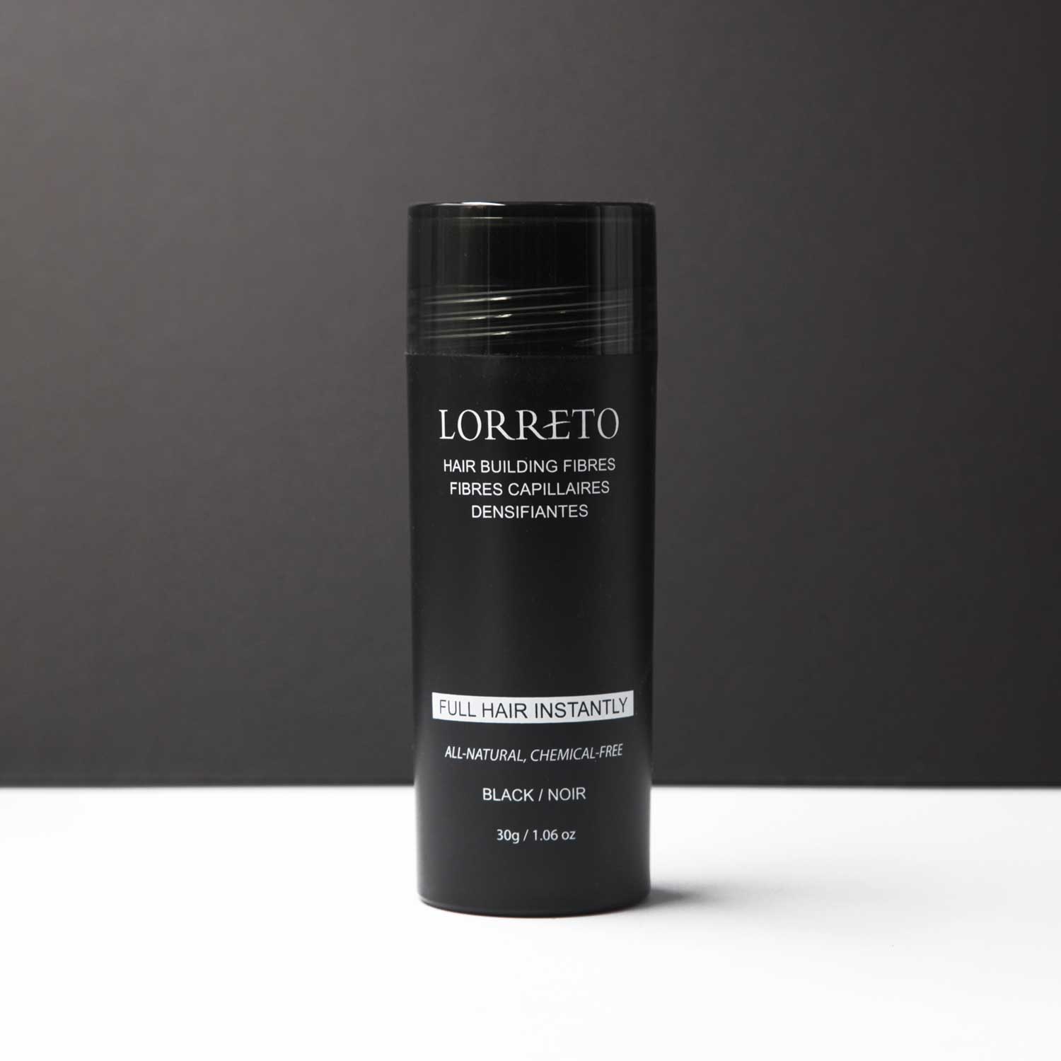 Lorreto 30g  Professional Hair Building Fibers(Black)