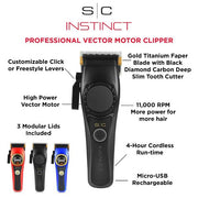 INSTINCT PROFESSIONAL VECTOR MOTOR CORDLESS HAIR CLIPPER