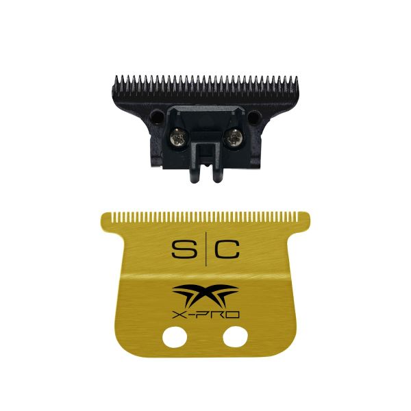 STYLECRAFT GOLD TITANIUM TRIMMER BLADE WITH BLACK DIAMOND CARBON DLC DEEP TOOTH CUTTER SET
